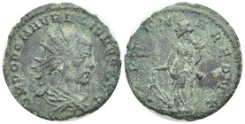 AURELIAN.(270-275).Rome. Antoninianus. (19mm, 2.9 g) Obv : IMP C L DOM AVRELIANVS AVG. Rev : FORTVNA REDVX: Fortuna, draped, standing left, holding ru...