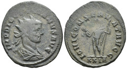 Diocletian (284-305) AE Antoninianus (23mm, 2.9 g) Rome. Obv: IMP DIOCLETIANVS AVG, Radiate, draped and cuirassed bust right. Rev: IOVI CONSERVAT AVGG...