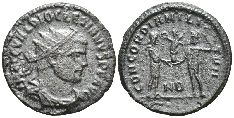 Diocletian Æ Antoninianus (20m, 2.9 g). Heraclea. AD 284-305. IMP C C VAL DIOCLE...