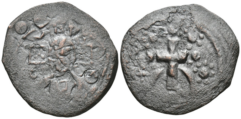 Alexius I Comnenus, AE, Tetarteron (24mm, 7.55 g) Constantinople. 1081-1118 AD. ...