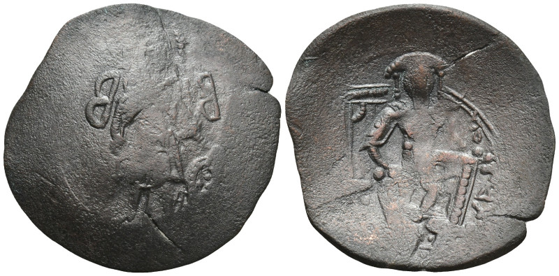 Empire of Nicaea. John III Ducas Vatatzes, AD 1222-1254. AE, Trachy. (27mm, 3.3 ...