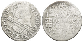 POLAND: Sigismund III, 1587-1632, AR trojak (3 grosze) (18mm, 1.5 g)