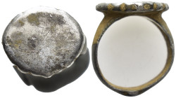 Silver ring. (9.4 Gr. 13mm.)