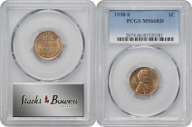 Lot of (3) Certified 1938-S Lincoln Cents. MS-66 RD.

Included are: (2) PCGS; and (1) NGC.

PCGS# 2674. NGC ID: 22DN.