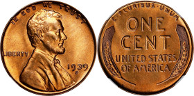 1939-S Lincoln Cent. MS-67 RD (NGC).

PCGS# 2683. NGC ID: 22DS.