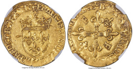 France François I gold Écu d'Or au soleil ND (1515-1547) AU55 NGC, Fr-345, Dup-775. 3.35gm.   HID09801242017  © 2024 Heritage Auctions | All Rights Re...