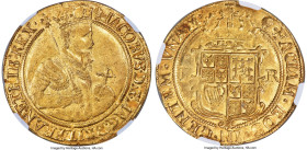 Great Britain James I (1603-1625) gold Unite ND (1606-1607) MS64 NGC, Tower mint, Grape/Escallop mm, Second coinage, KM46, S-2619, N-2084, Fr-234. 9.9...