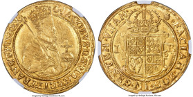 Great Britain James I (1603-1625) gold Unite ND (1606-1607) MS63 NGC, Tower mint, Escallop mm, Second coinage, KM46, S-2619, N-2084, Fr-234. 10.07gm. ...