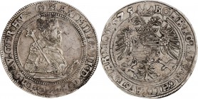 MAXIMILIAN II
1 Thaler, 1575, KUTNÁ HORA, 28,84g, Hal. 194

EF | EF