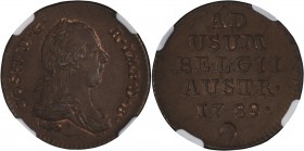 JOSEPH II
Liard, 1789, Her. 491

UNC | UNC , NGC MS 64 BN