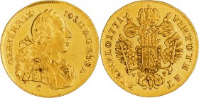 JOSEPH II
1 Ducat, 1771, PRAHA, 3,48g, Her. 39

about UNC | about UNC , RRR!