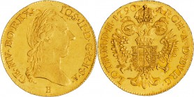 JOSEPH II
1 Ducat, 1790, B, 3,49g, Her. 37

EF | about UNC