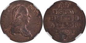 LEOPOLD II
Liard, 1791, Her. 109

UNC | UNC , NGC MS 64 RB