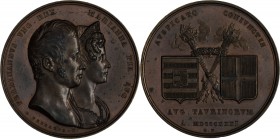 FERDINAND I/V
AE Medal Wedding of Ferdinand I/V and Maria Anna of Savoy in Vienna, 1831, 41,46 g, 45 mm

about UNC | about UNC