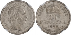 FRANZ JOSEPH I
10 Kreuzer, 1888, KB, Früh. 1828

UNC | UNC , NGC MS 63 PL