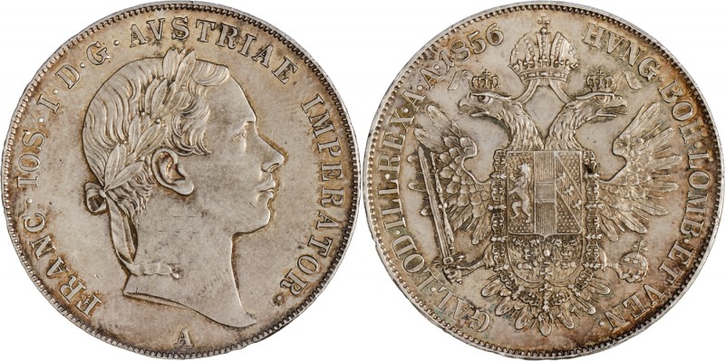 FRANZ JOSEPH I
1 Thaler, 1856, A, 25,98g, Früh. 1354

UNC | UNC