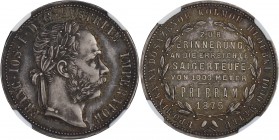 FRANZ JOSEPH I
1 Gulden Pribram, 1875, Früh. 1909

UNC | UNC , NGC MS 63