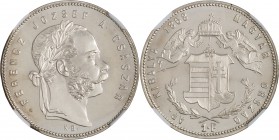 FRANZ JOSEPH I
1 Forint (Restrike), 1868, KB, Früh. 1769

PROOF , NGC PF 66