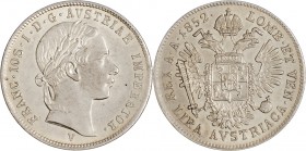 FRANZ JOSEPH I
1 Lire, 1852, V, 4,33g, Früh. 1862

UNC | UNC