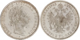 FRANZ JOSEPH I
2 Gulden, 1865, A, 24,74g, Früh. 1363

UNC | UNC