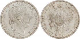 FRANZ JOSEPH I
2 Gulden, 1867, A, 24,68g, Früh. 1365

about UNC | UNC