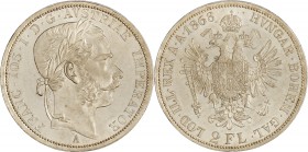 FRANZ JOSEPH I
2 Gulden, 1868, A, 24,7g, Früh. 1366

UNC | UNC