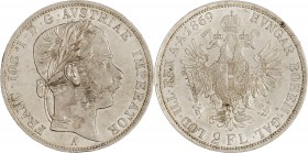 FRANZ JOSEPH I
2 Gulden, 1869, A, 24,7g, Früh. 1367

about UNC | UNC