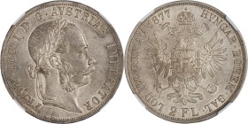 FRANZ JOSEPH I
2 Gulden, 1877, Früh. 1376

UNC | UNC , NGC MS 64