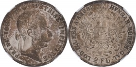 FRANZ JOSEPH I
2 Gulden, 1883, Früh. 1382

UNC | UNC , NGC MS 63