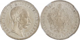 FRANZ JOSEPH I
2 Gulden, 1886, Früh. 1385

UNC | UNC , NGC MS 63