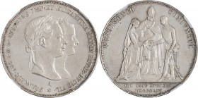 FRANZ JOSEPH I
2 Gulden Wedding, 1854, A, Früh. 1901

UNC | UNC , NGC MS 63