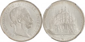 FRANZ JOSEPH I
2 Gulden Kutna Hora (Restrike), 1887 / 1974, Früh. 1904

UNC | UNC , NGC MS 67