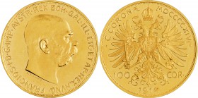 FRANZ JOSEPH I
100 Corona, 1914, WIEN, 33,86g, Früh. 1922

EF | EF