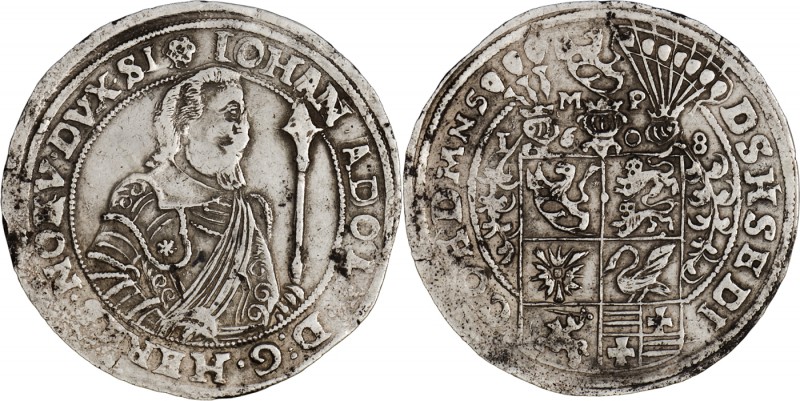 1 Thaler Johann Adolf (1575 - 1616), 1608, 28,67g, Dav. 3683

VF | VF , koroze...