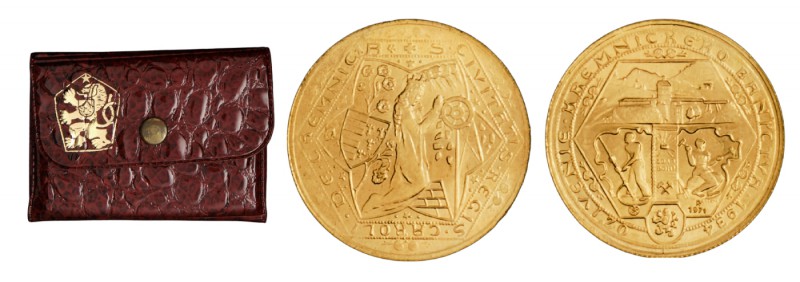Gold medal (1 Ducat) 1971 Revival of Kremnitz´mining, Nr. 483, A. Hám, Au 986/10...