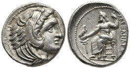 KINGS OF MACEDON. Alexander III ‘the Great’, (336-323 BC). Amphipolis, struck under Antipater, circa 325-323/2.
AR Tetradrachm (25,5mm 17.1 g)
Obv: ...