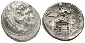 KINGS of MACEDON. Alexander III 'the Great'. (336-323 BC). Babylon mint. Struck under Stamenes or Archon, circa 324/3 BC
AR Tetradrachm (25.5mm, 17.1...