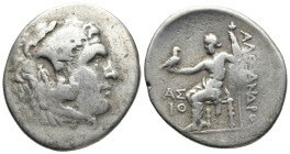 PAMPHYLIA. Aspendos. (Circa 212/11-184/3 BC). In the name and types of Alexander III of Macedon. Dated CY 19 (194/3 BC)
AR Tetradrachm (30,9mm 16,2g)...