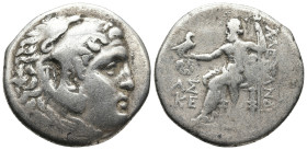 PAMPHYLIA, Aspendos. (Circa 212/11-184/3 BC). In the name and types of Alexander III of Macedon. Dated CY 25 (circa 188/7 BC)
AR Tetradrachm (30,1mm,...