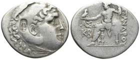 PAMPHYLIA, Aspendos. (Circa 212/11-184/3 BC). In the name and types of Alexander III of Macedon. Dated CY 22 (191/0 BC).
AR Tetradrachm (34,5mm 15,8g...