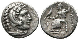 KINGS of MACEDON. Alexander III 'the Great' (336-323 BC). Struck under Kalas or Demarchos, circa 328/5-323 BC. Lampsakos mint
AR Drachm (17,2mm 4,2g)...