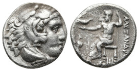 KINGS OF MACEDON. Alexander III ‘the Great’ (336-323 BC). Abydos mint. Struck under Kalas or Demarchos, circa 325-323 BC
AR Drachm (17,4mm 4,1g)
Obv...