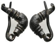 Ancient bronze fibula
(3,9g 14,6mm diameter)