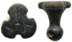 Ancient bronze stamp seal
(14,37g 19,7mm diameter)