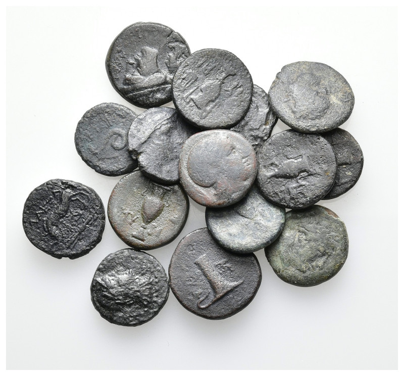 15 pieces Greek coins / SOLD AS SEEN, NO RETURN!