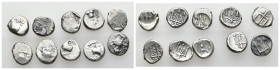 10 pieces Greek silver coins / SOLD AS SEEN, NO RETURN!