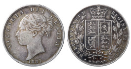 United Kingdom, ½ Crown, 1881 year