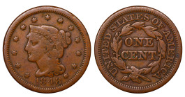 United States, 1 Cent, 1848 year