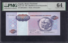 Angola, 100000 Kwanzas Reajustados, 1995, Choice UNC 64