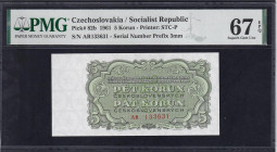 Czechoslovakia, 5 Korun, 1961, Superb Gem UNC 67